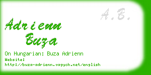 adrienn buza business card